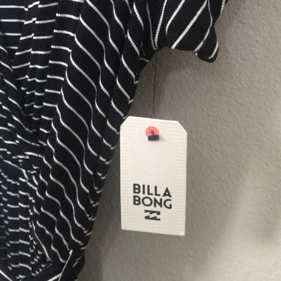 Billabong Striped Black & White Romper - Picture 5 of 5